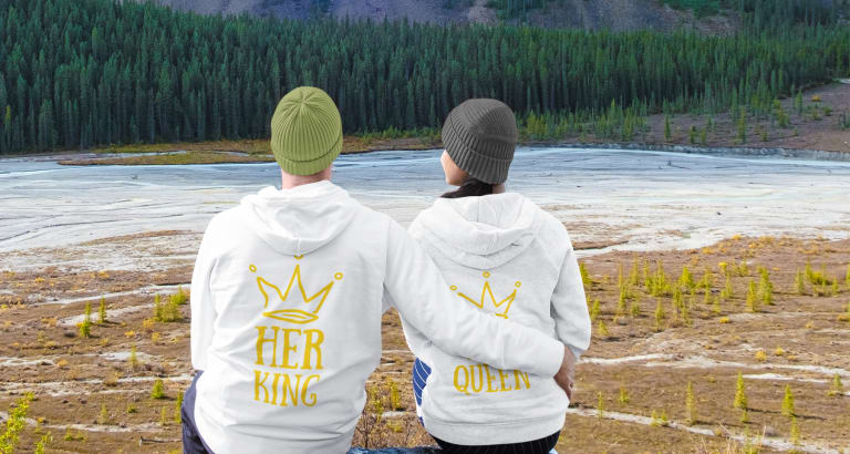 Custom Matching Hoodies for Couples