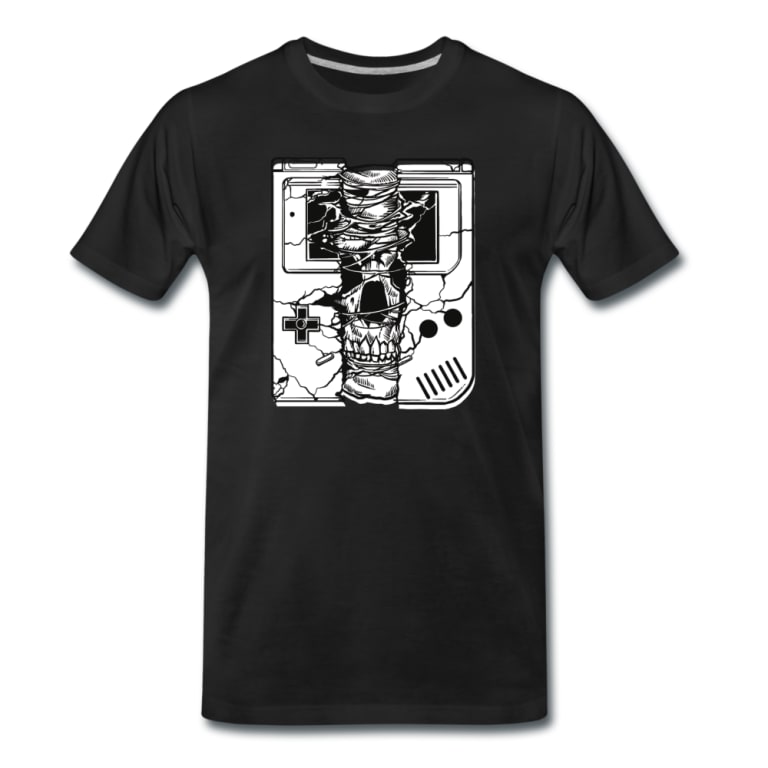 Gaming T-Shirt gestalten - Gameboy Motiv