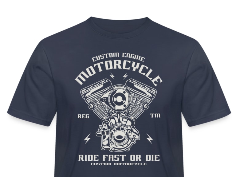 T-shirt moto club