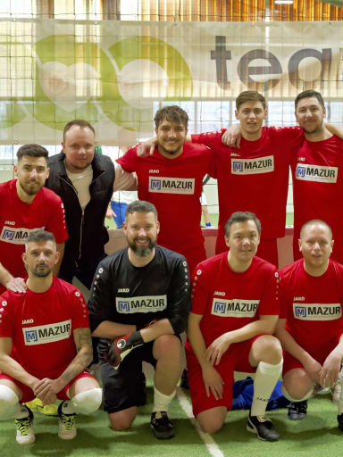 team raab karcher beim business cup frankfurt
