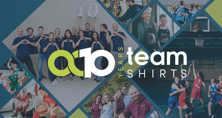 10 years teamshirts
