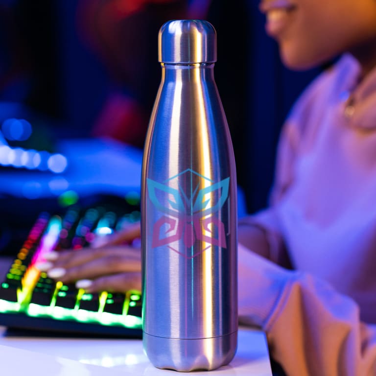 Egamer with custom Insulated Stainless Steel Water Bottle