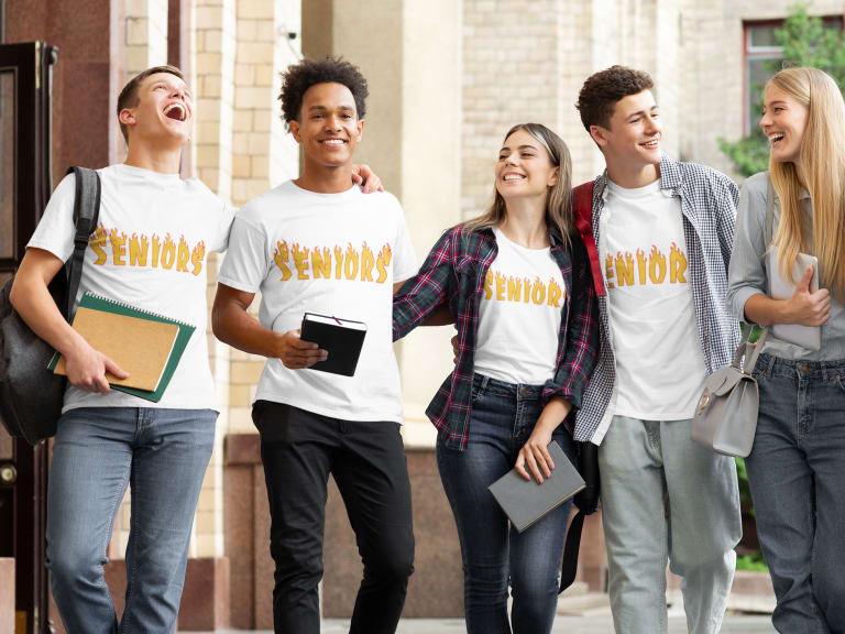 how to print custom graduation class t-shirts