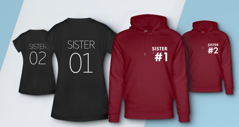 Sister T-Shirts & Hoodies gestalten