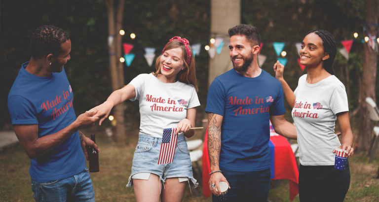 Print Custom 4th of July T-Shirts