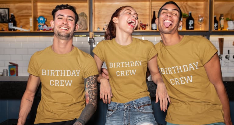 Custom Birthday Party T-Shirts