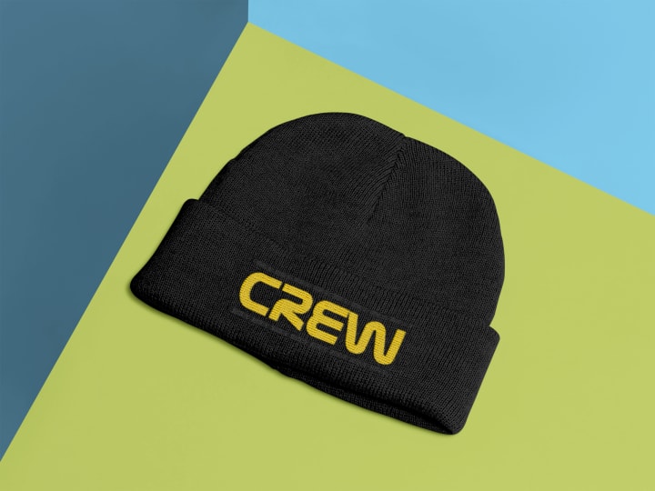 embroidered hat with logo