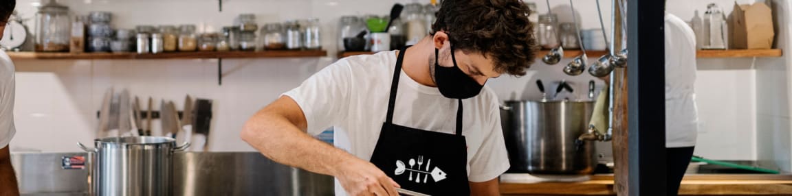 Förkläden med tryck