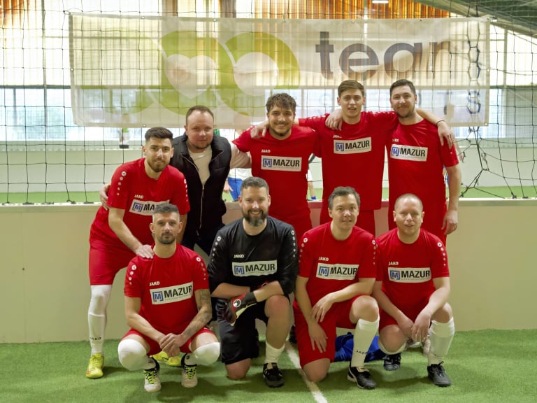 team raab karcher/keramundo beim business cup frankfurt