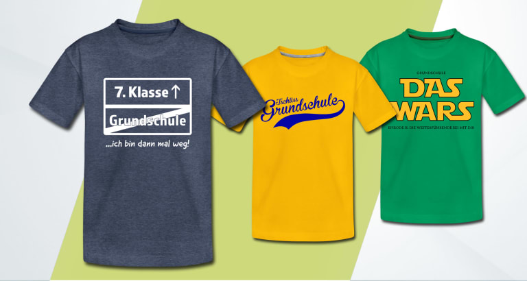 Abschluss T-Shirts für die Grundschule