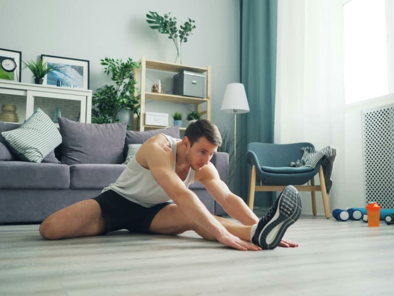 cardio au sol à la maison