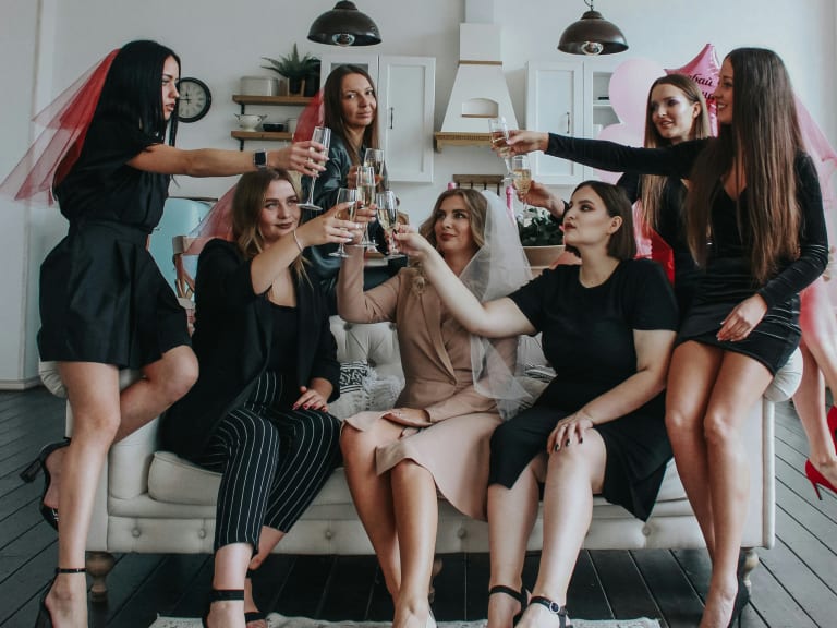 jga ideen für frauen zuhause, freundinnen feiern zuhause jga