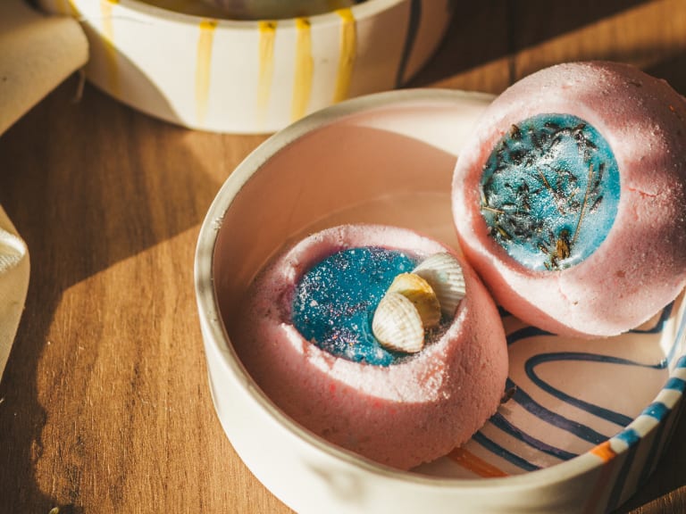 valentinstag geschenke selbst machen badekugeln