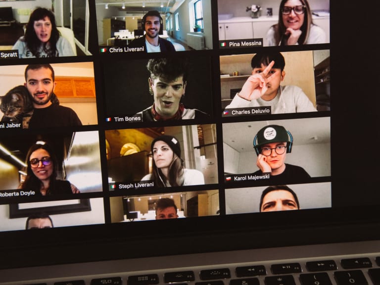 virtuelles teammeeting