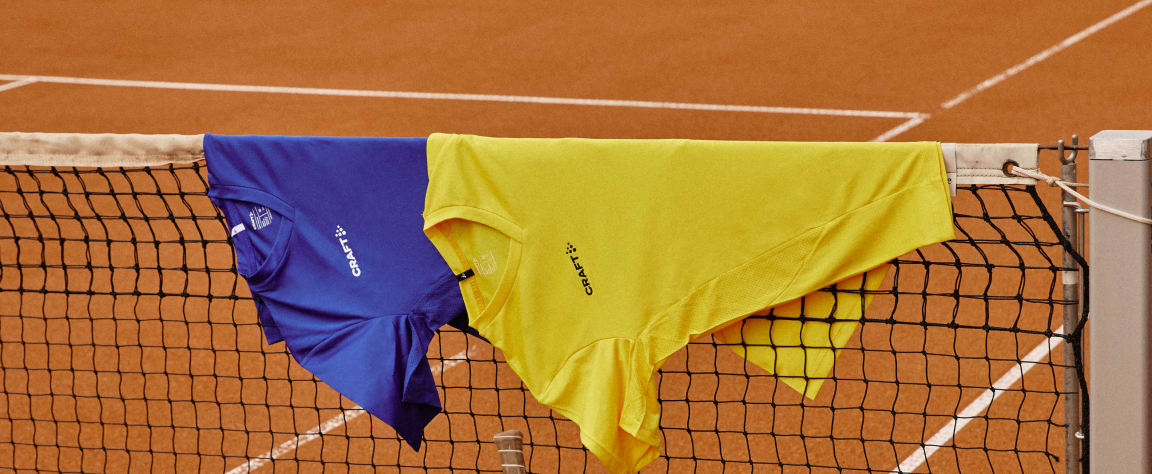 Tennistøj med tryk