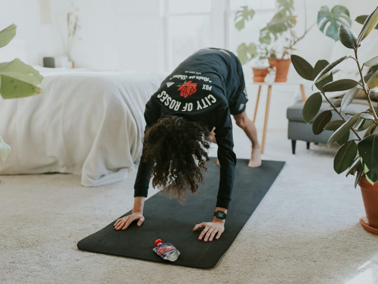 cardio mountain climbers à la maison