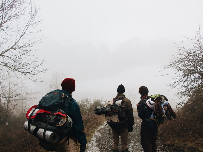 jga ideen für männer, wandertag mit freunden