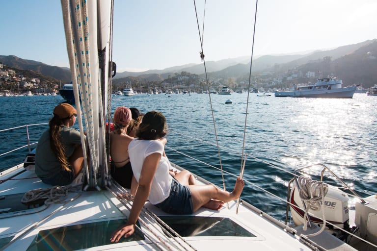 vacances entre amis, croisière à la voile