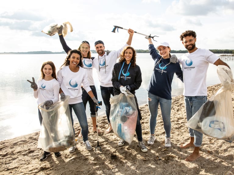 beach clean up, soziales engagement