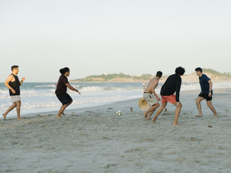 mannschaftsfahrt ideen beachsoccer