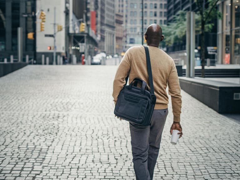 retour travail marche ville