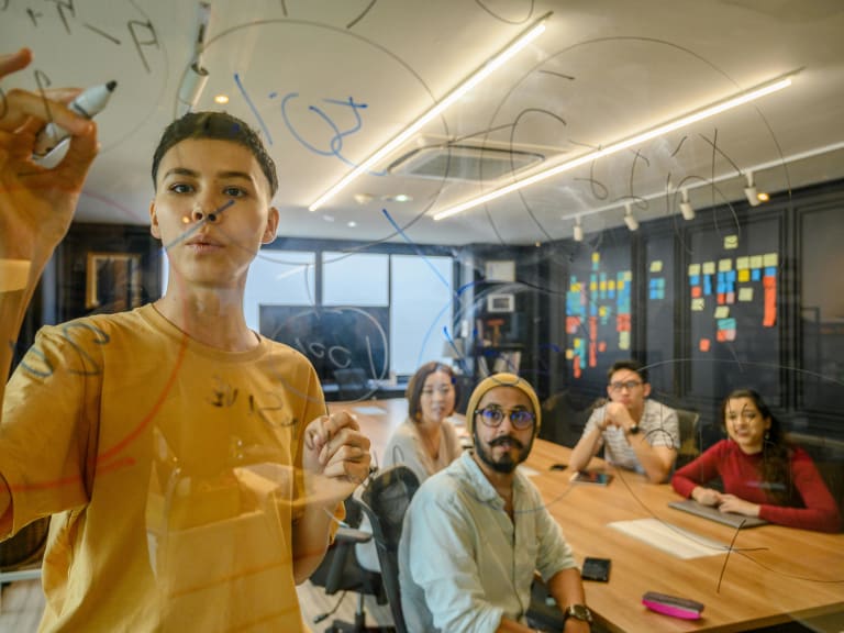 méthodes d'atelier, équipe ou brainstorming
