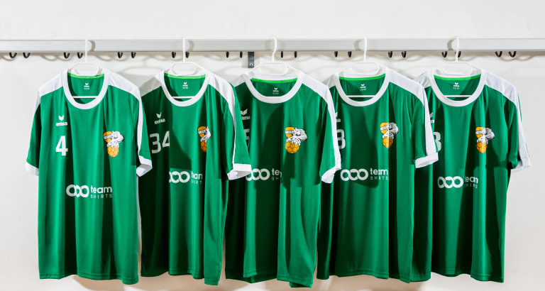 Erima shirts, shorts of sets bedrukken