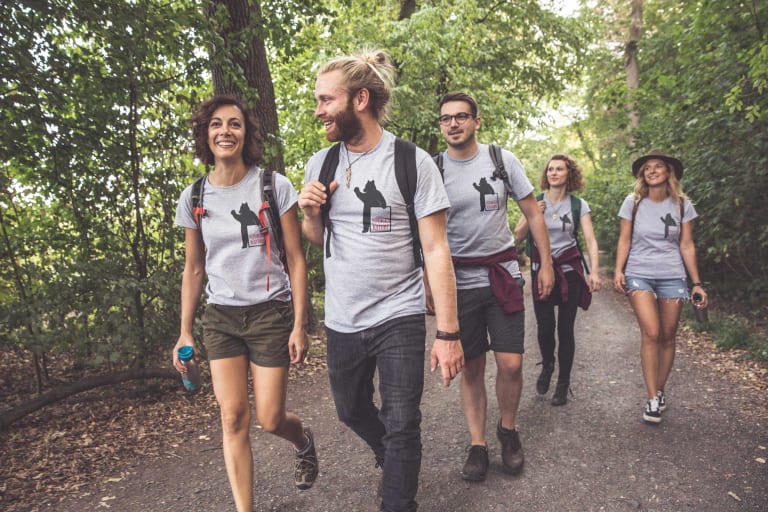 Individuelle Shirts - Wandergruppe