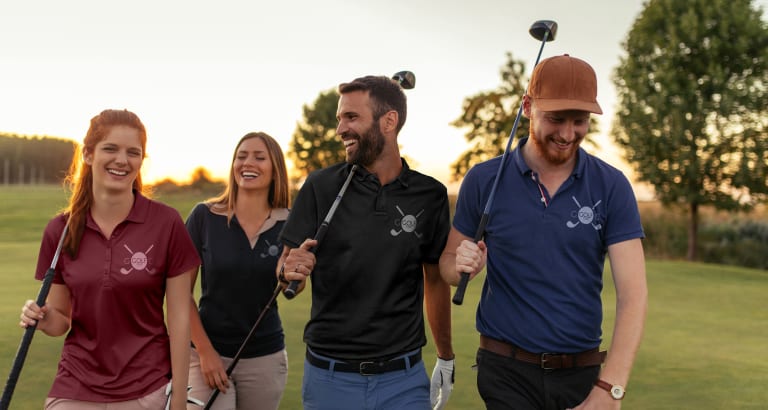 Golf Polo Shirts gestalten & bedrucken