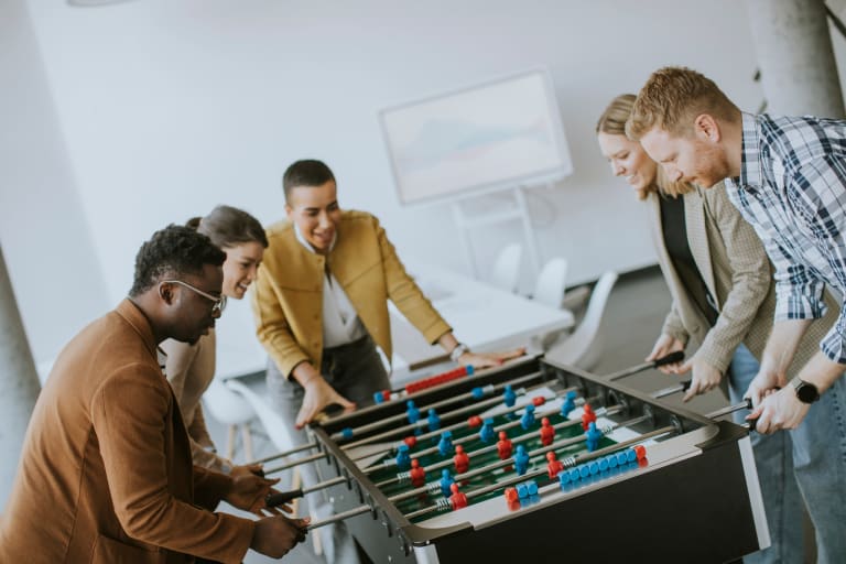 büro olympiade ideen, kicker turnier