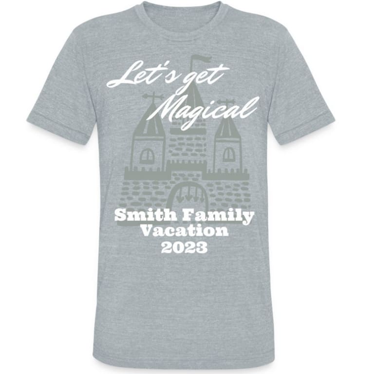 Print Cutom Family Vacation T-Shirts