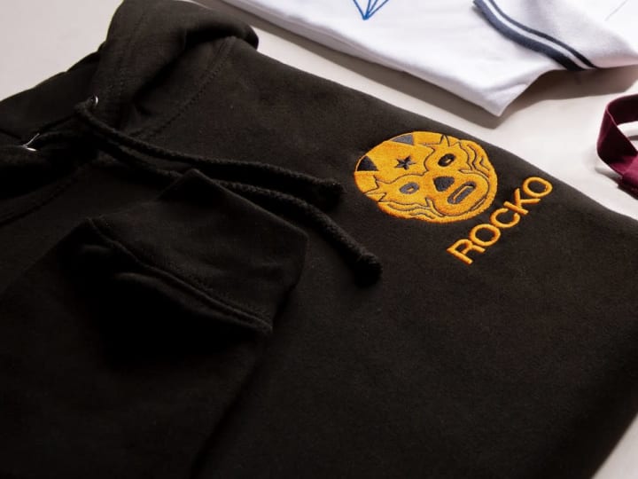embroidered sweatshirt and hoodie 