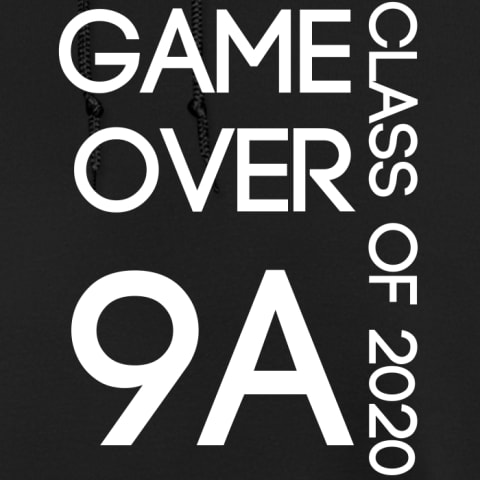 Game over klasströjor med text
