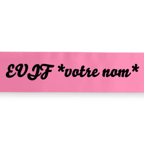 Echarpe EVJF *votre nom*