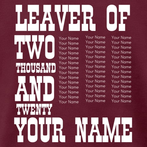 leavers hoodies 2020