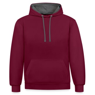 Contrast hoodie