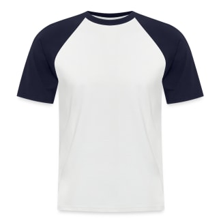 Kortærmet herre-baseballshirt