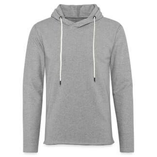 Lichte hoodie uniseks