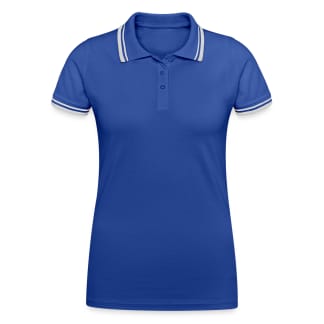 Vrouwen tipped poloshirt