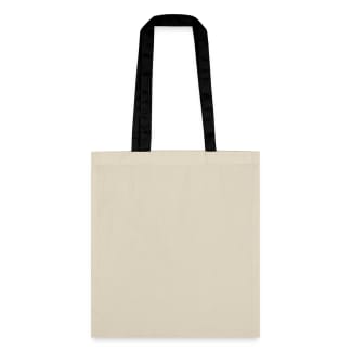 Tote bag à anses longues contrastées