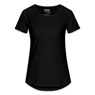 Økologisk T-skjorte med rulleermer for kvinner