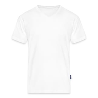 Mannen T-shirt met V-hals