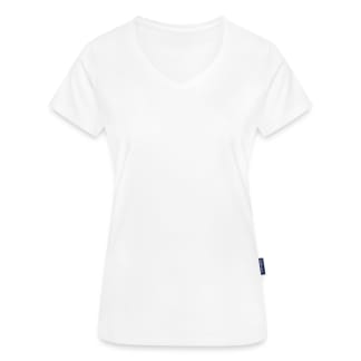 Økologisk T-skjorte med V-hals for kvinner