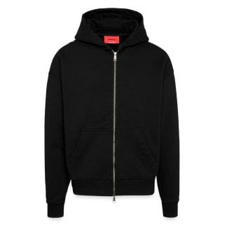 Heavyweight Oversized Organic hettejakke produsert i EU
