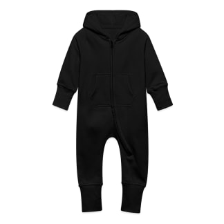 Baby bio sweat kruippakje met capuchon