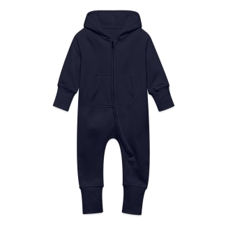 Baby Organic Sweat Overalls With Hood
