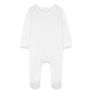 Baby Organic Sleepsuit with Scratch Mitts