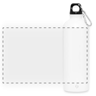 Panorama Trinkflasche mit Karabiner 750 ml