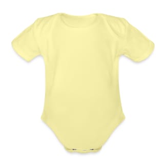 Organic Short-sleeved Baby Bodysuit