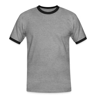 Herre kontrast-T-shirt